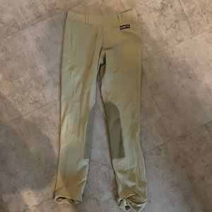 Girls tan kerrit riding pants